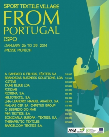 SPORT TEXTILE VILLAGE FROM PORTUGAL AT ISPO